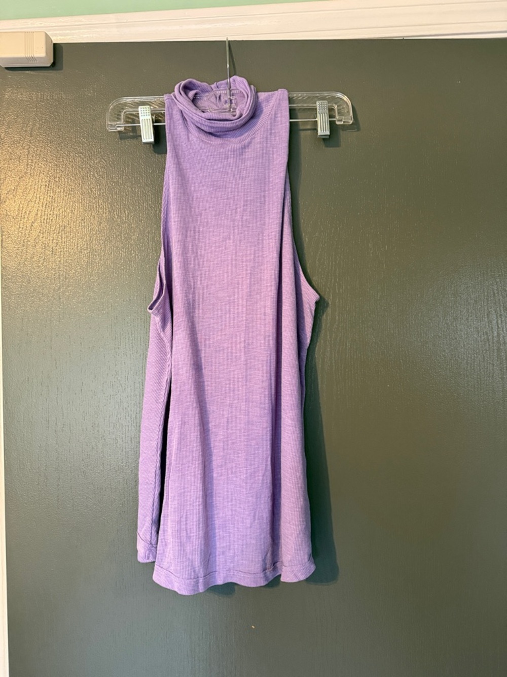 Intimately by Free People Sleeveless Lavender Mock Neck Tank Top